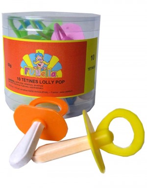 Ttines Lolly Pop (dextroses) - 10 pices - 41g